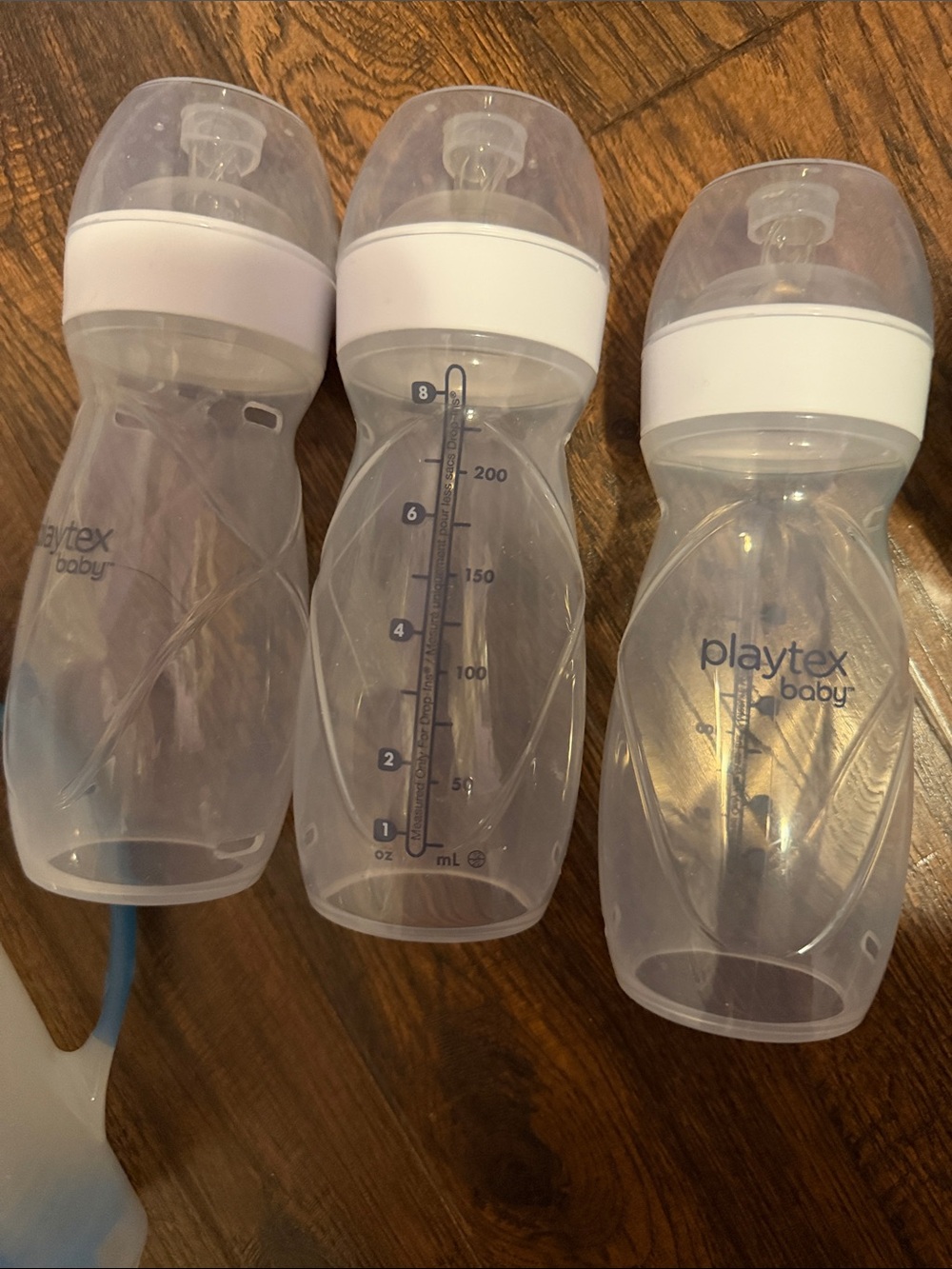3 Playtex Baby Bottles with Drop-In Liners + Dr. Brown’s Formula Mixing Pitcher - Picture 6 of 14